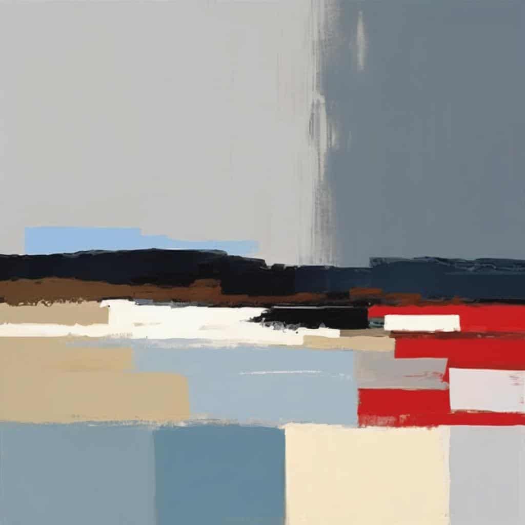 Στόχος και αντανάκλαση ψυχής σε αφηρημένη ζωγραφική.